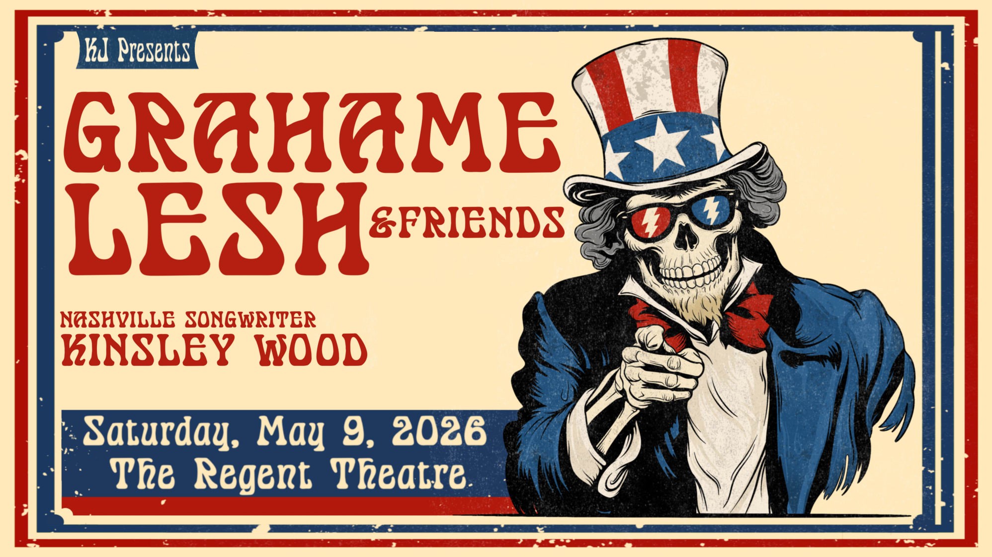 KJ Presents Grahame Lesh & Friends Website Event Page