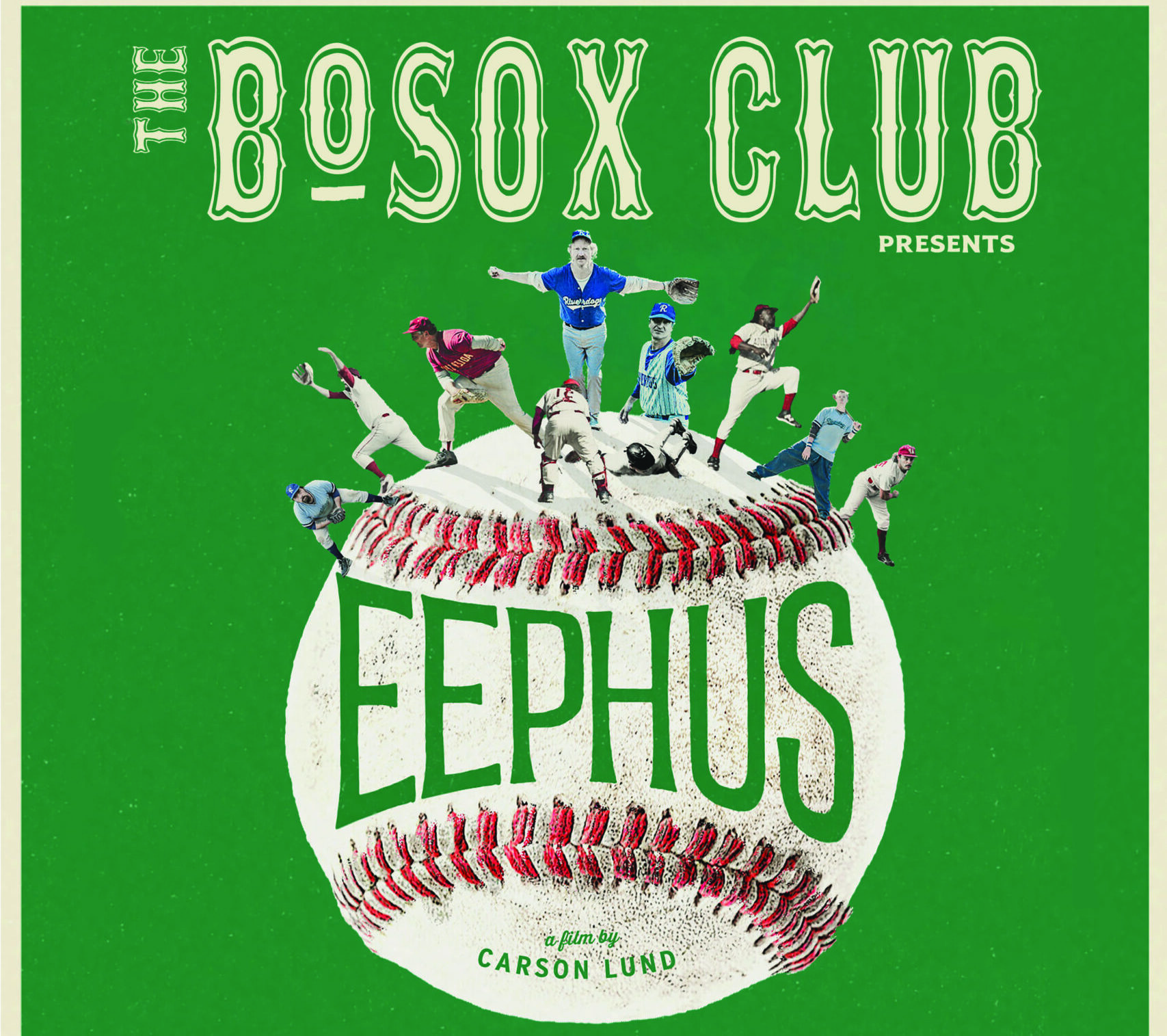 The BoSox club presents Eephus. A film by Carson Lund. To benefit the Red Sox Foundation. Q&A with members of the cast and crew after the screening. Special appearance by Bill "Spaceman" Lee autographs and signing! Saturday, October 10th. Noon.