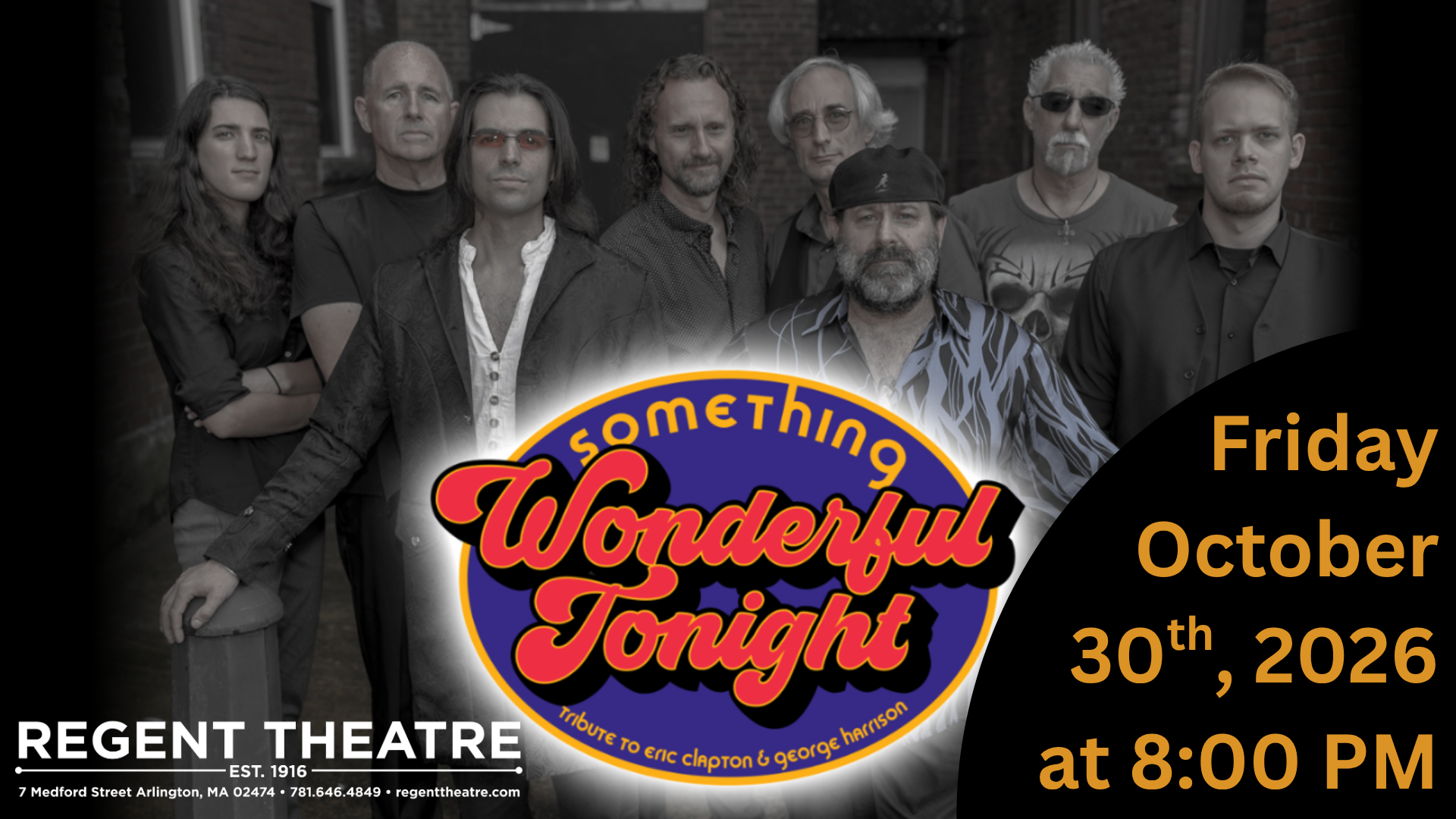 Something Wonderful Tonight. Friday October 30th at 8pm